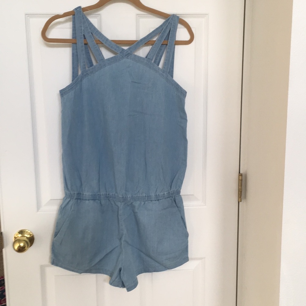 NWT Fabletics soft Jean romper